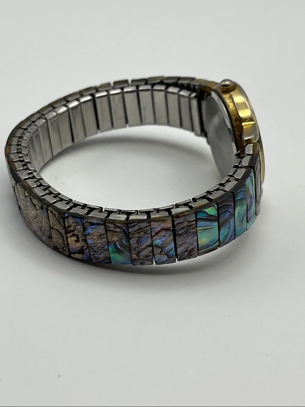 Women's Abalone Shell Dial Watch in Iridescent Multicolor